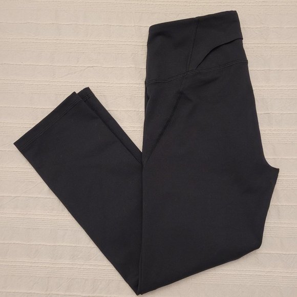 Women's Under Armour Crop Leggings- Black - Picture 2 of 5